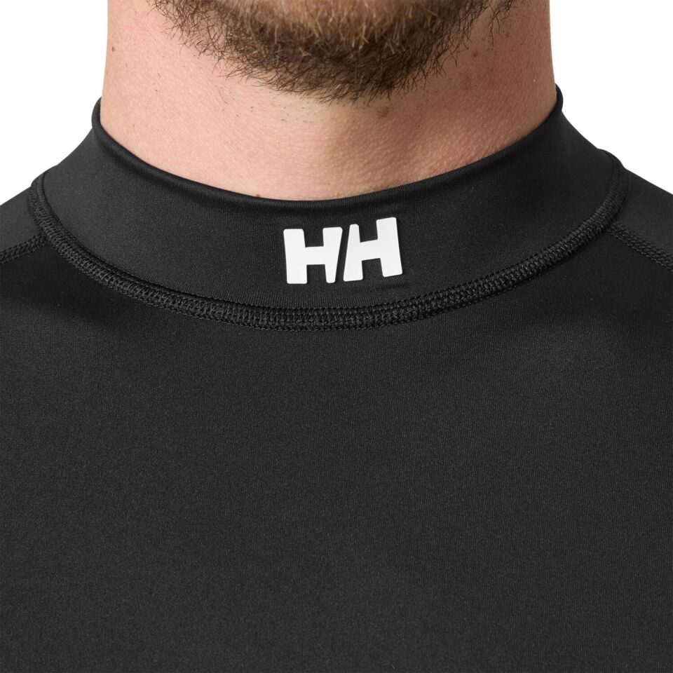 Helly Hansen Waterwear Rashguard Likra Erkek Rashguard Siyah - S