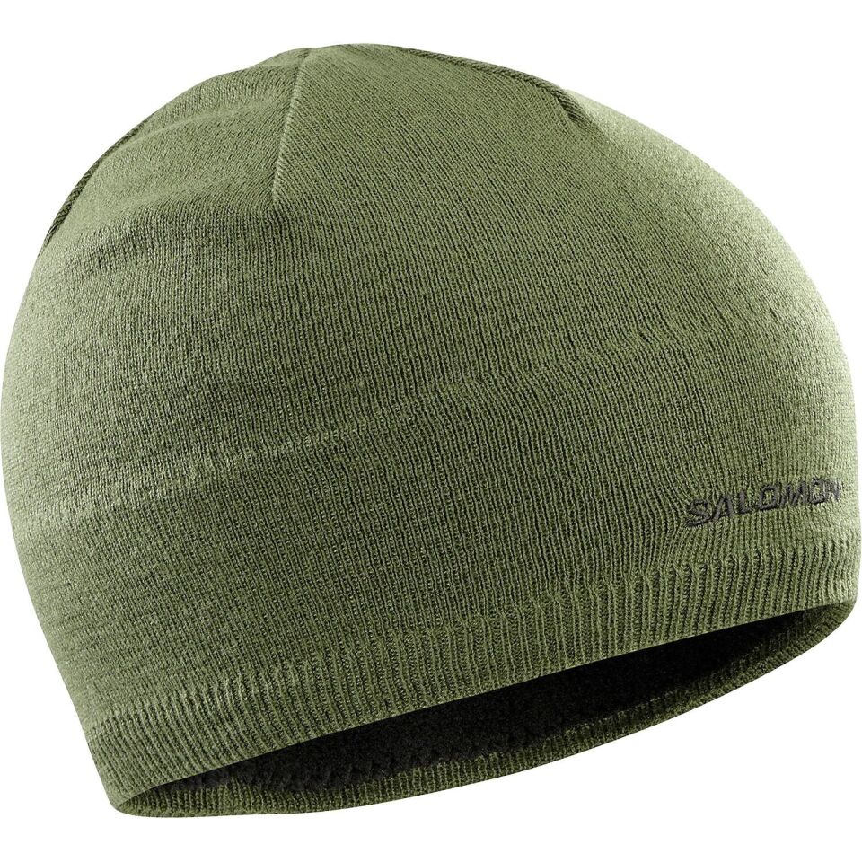 Salomon Beanie Unisex Bere Yeşil - Standart