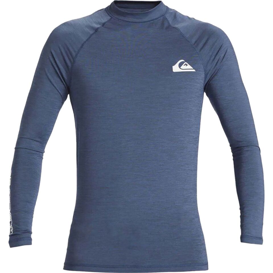 Quiksilver Everyday UPF50 LS Erkek Rashguard Mavi - M