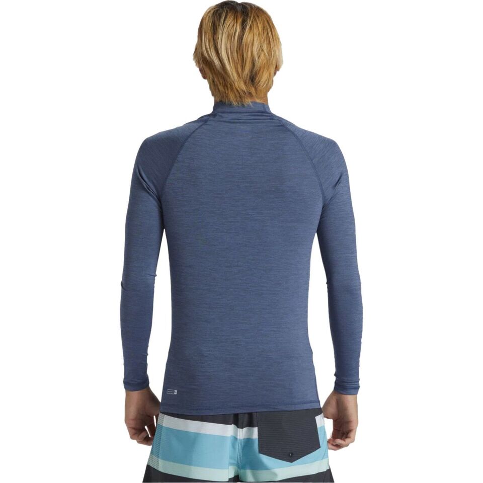 Quiksilver Everyday UPF50 LS Erkek Rashguard Mavi - M