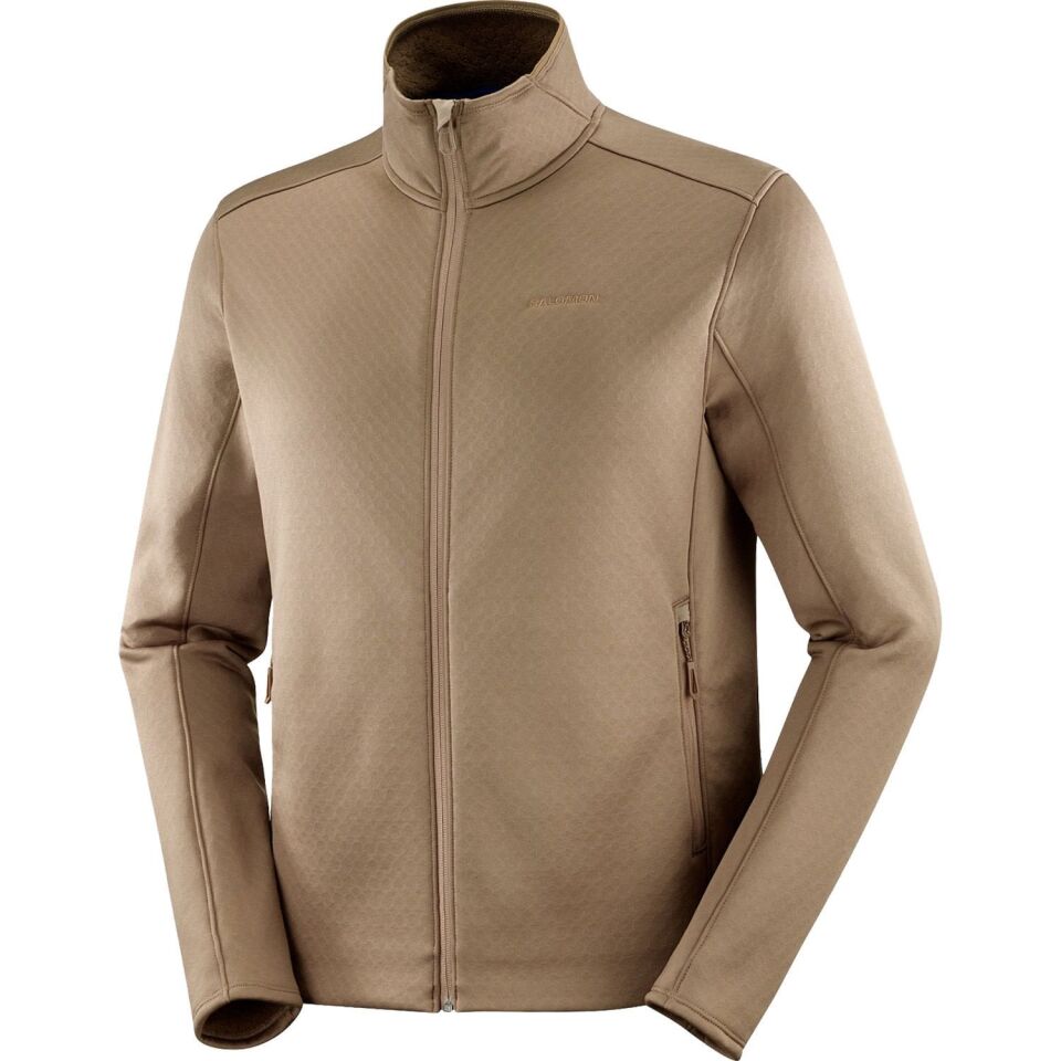 Salomon Sntial Midfleece Erkek Polar Kahverengi - XL