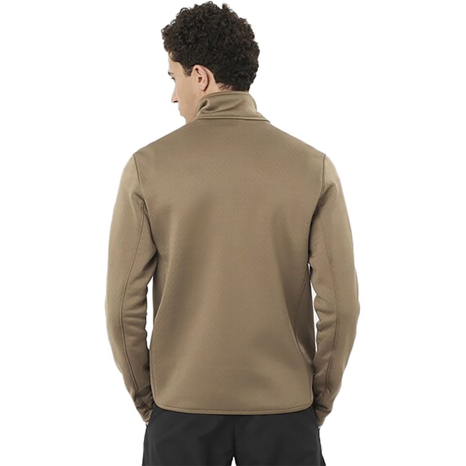 Salomon Sntial Midfleece Erkek Polar Kahverengi - XL