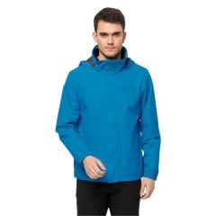 Jack Wolfskin Stormy Point 2L Erkek Yağmurluk MAVİ - XXL