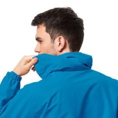 Jack Wolfskin Stormy Point 2L Erkek Yağmurluk MAVİ - XXL