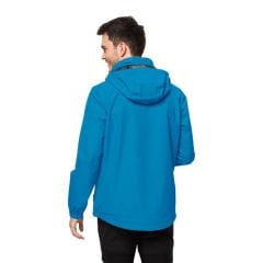 Jack Wolfskin Stormy Point 2L Erkek Yağmurluk MAVİ - XXL