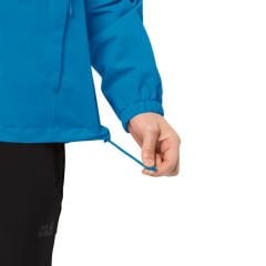 Jack Wolfskin Stormy Point 2L Erkek Yağmurluk MAVİ - XXL