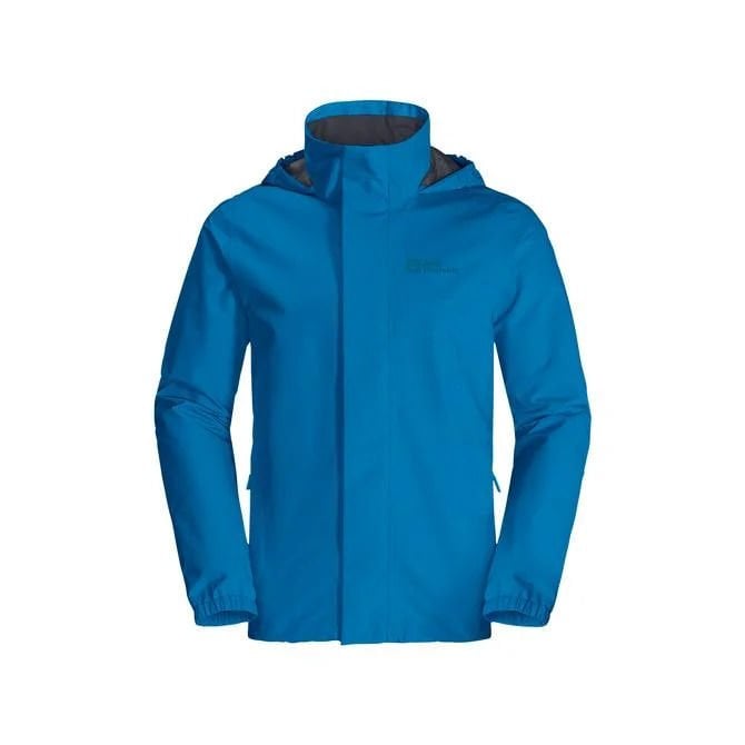 Jack Wolfskin Stormy Point 2L Erkek Yağmurluk MAVİ - XXL