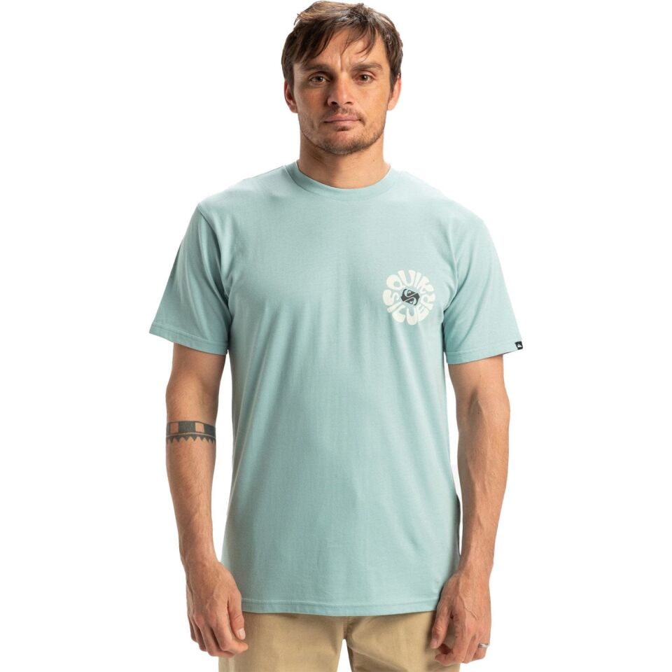 Quiksilver Evo Roads End Erkek T-Shirt Mavi - 2XL