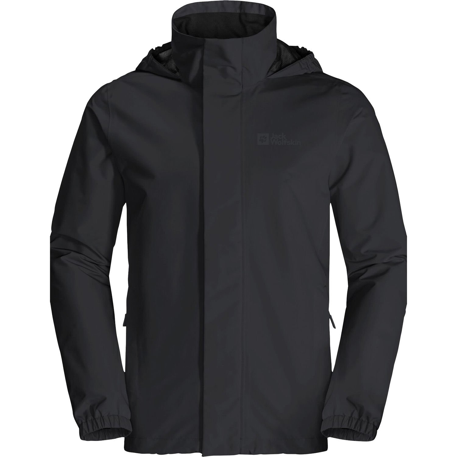 Jack Wolfskin Stormy Point 2L Erkek Yağmurluk Siyah - S