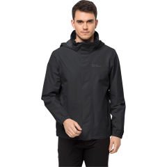 Jack Wolfskin Stormy Point 2L Erkek Yağmurluk Siyah - S