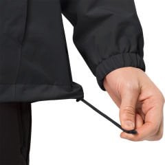 Jack Wolfskin Stormy Point 2L Erkek Yağmurluk Siyah - S