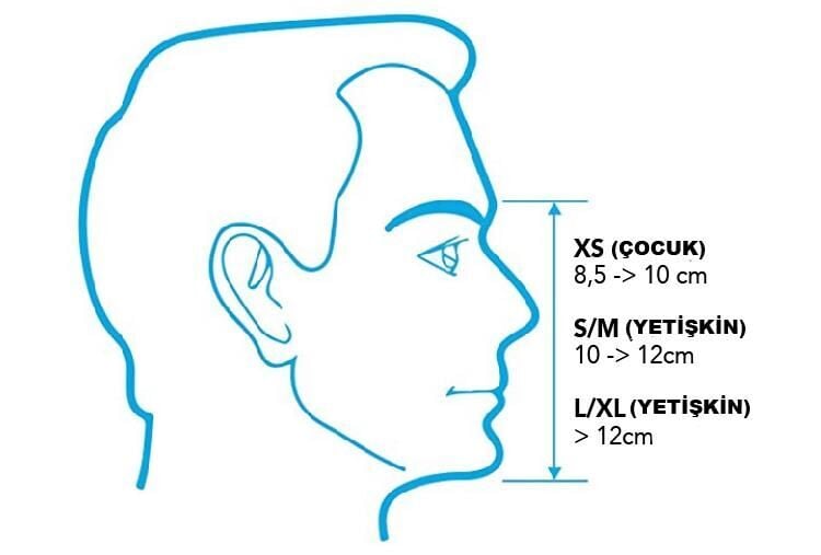 BEUCHAT Maske Fullface Tamyüz SMILE+, Mercan