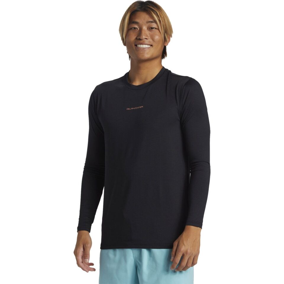 Quiksilver Everyday Surf Tee LS Erkek Rashguard Siyah - XL