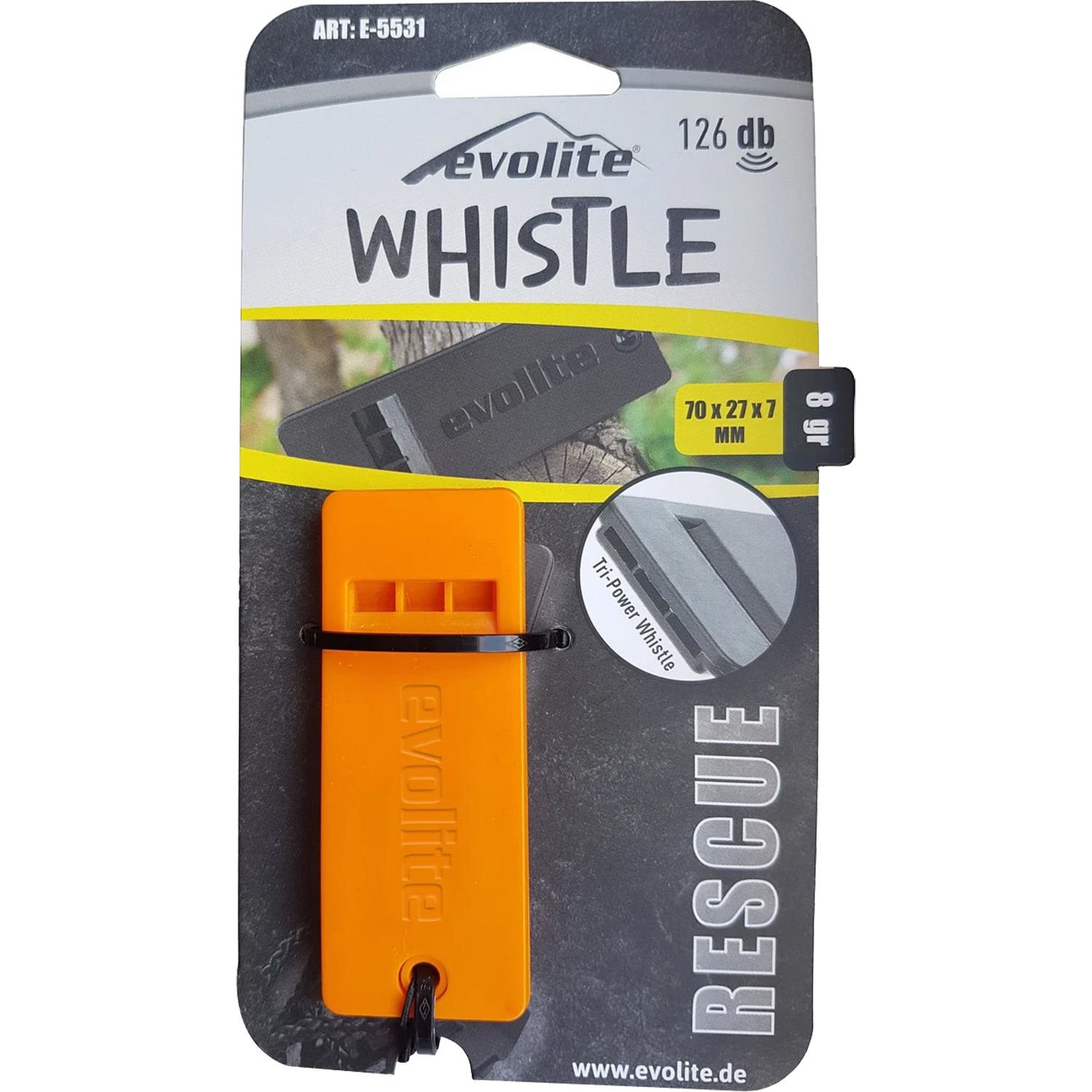 Evolite Rescue Turuncu Renk Düdük