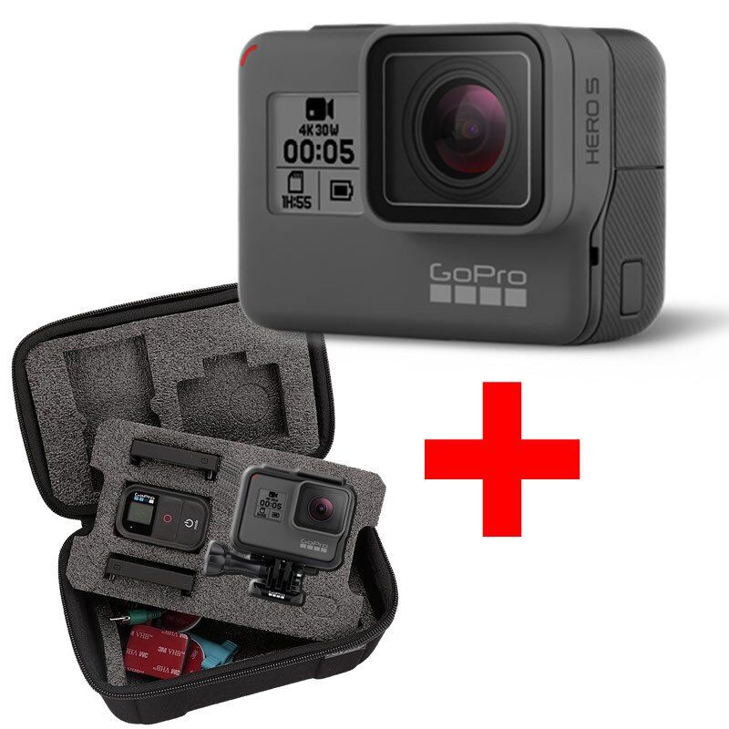 GoPro Hero 5 Black + UKPro Pov20 LT Aksesuar Çantası Set
