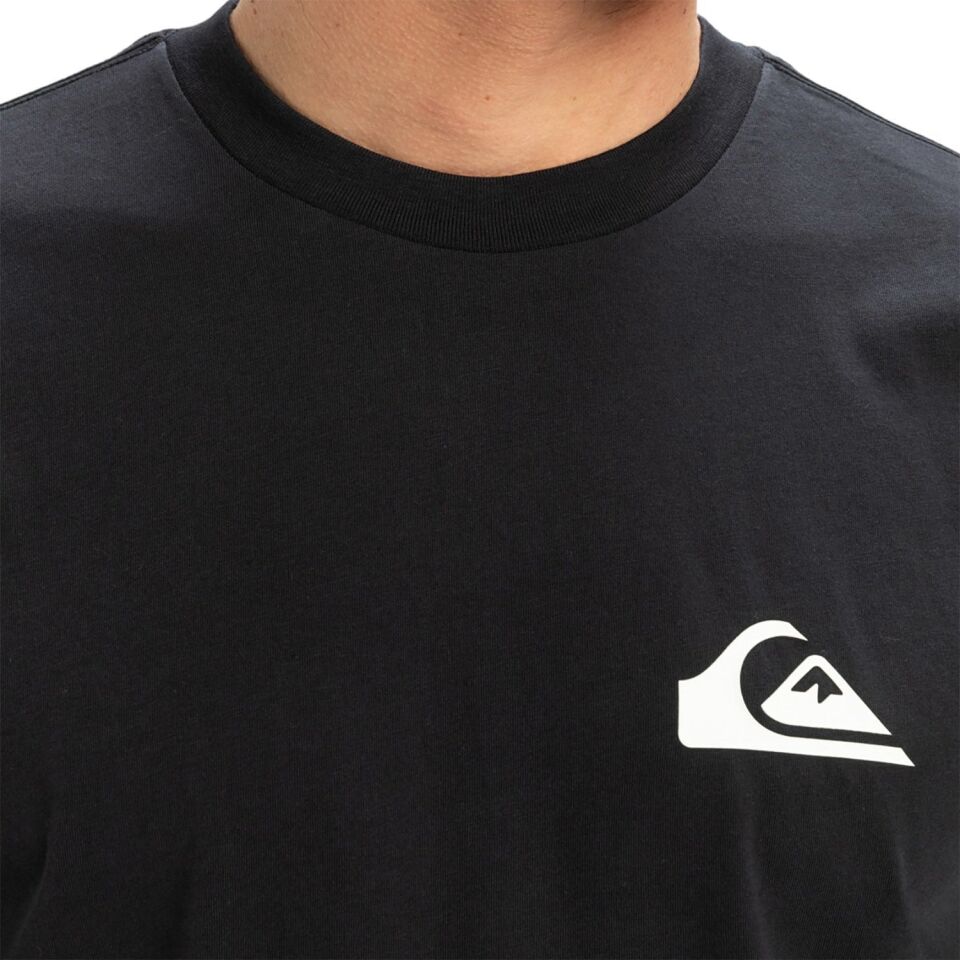 Quiksilver Ev Mini Logo Erkek T-Shirt Siyah - XL