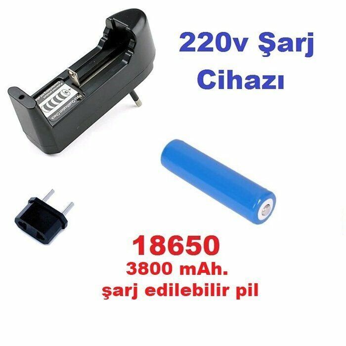 PROCEAN Fener Prolight 1000 Lümen Kırmızı