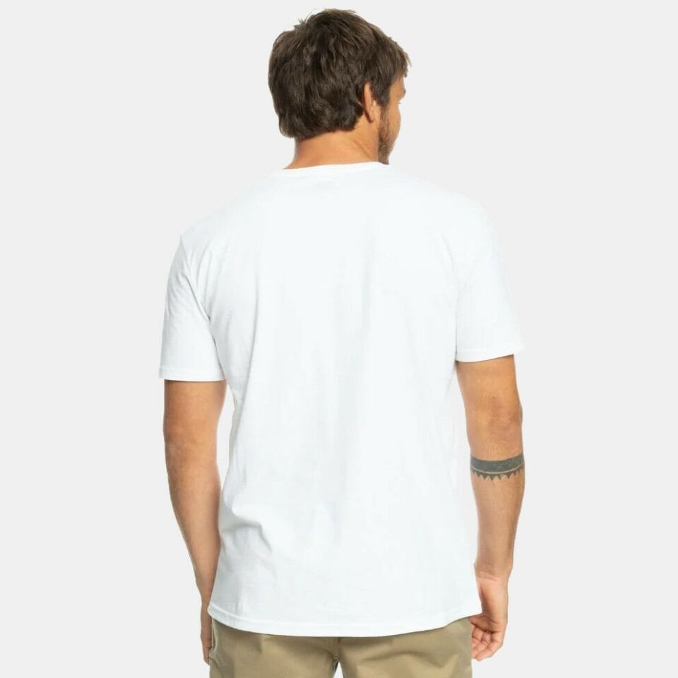 Quiksilver Qsrockinskull Erkek T-Shirt Beyaz - XXL