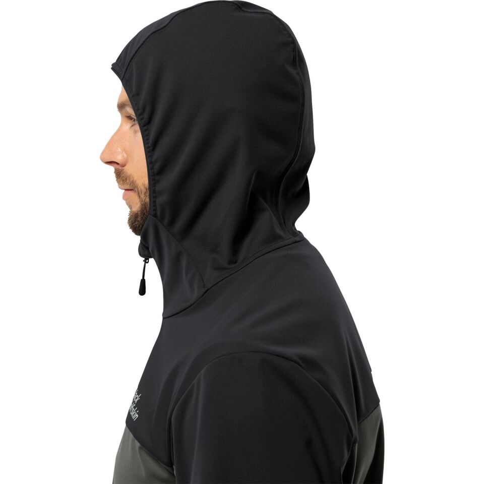 Jack Wolfskin Feldberg Hoody Erkek Rüzgarlık Gri - XL
