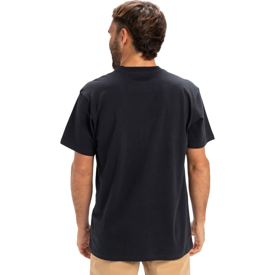 Quiksilver Ev Three Seas Erkek T-Shirt Lacivert - M