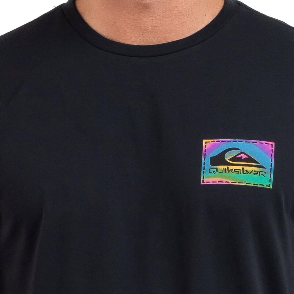 Quiksilver Colourflow Tees Erkek T-Shirt Gri - XL