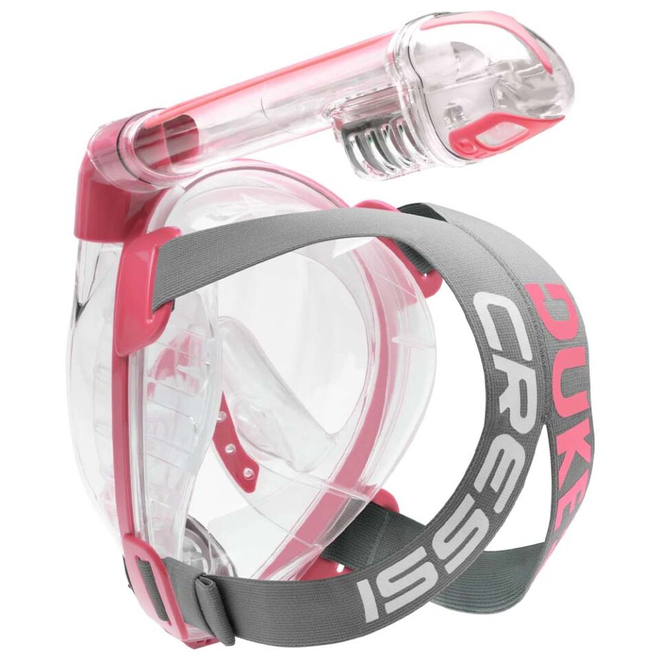 Cressi Duke Tam Yüz Maske CLEAR-PINK - M - L