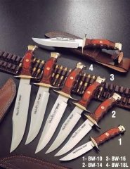 Muela BW-18L Bowie Serisi Mercan Ağacı Saplı Bıçak