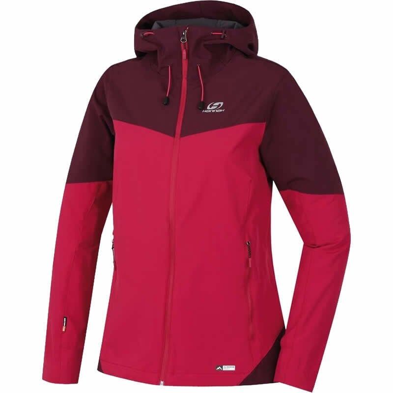 Hannah Suzzy Softshell Kadın Ceket 40 - Kırmızı-Bordo