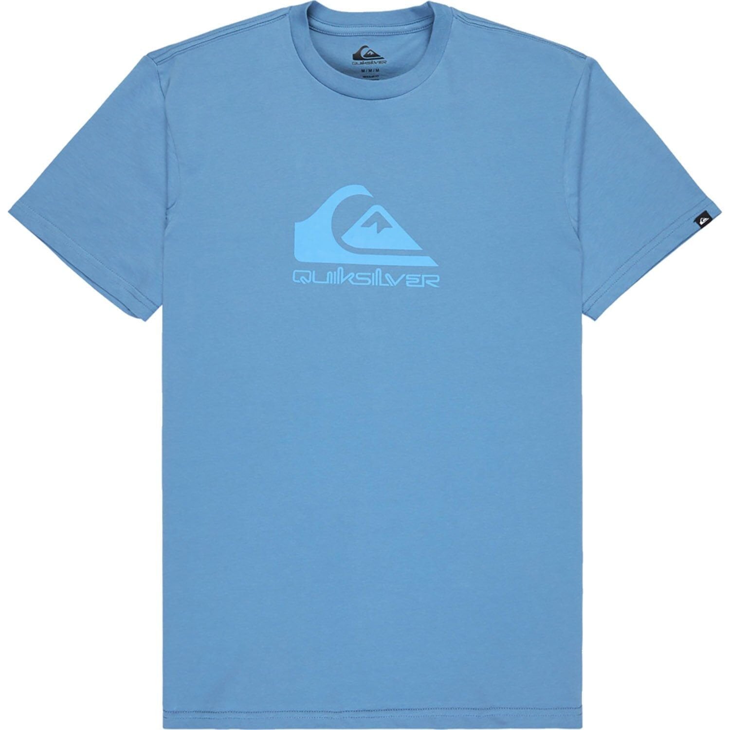 Quiksilver Ev Comp Logo Erkek T-Shirt Mavi - XL