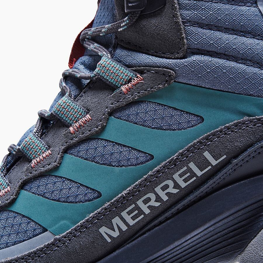 Merrell Moab Speed Thermo Mid Kadın Bot Mavi-Turkuaz - 38