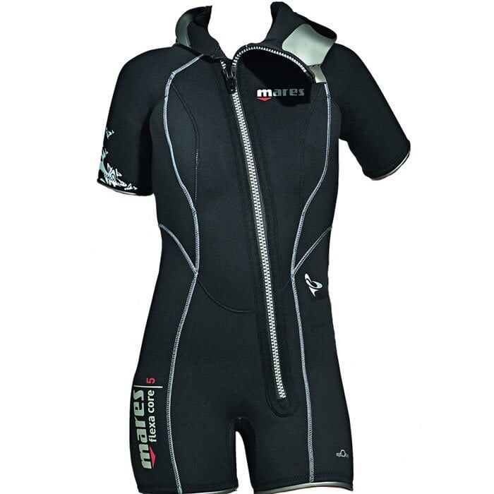 Mares Flexa 5mm Başlıklı Kadın Shorty Siyah - XS