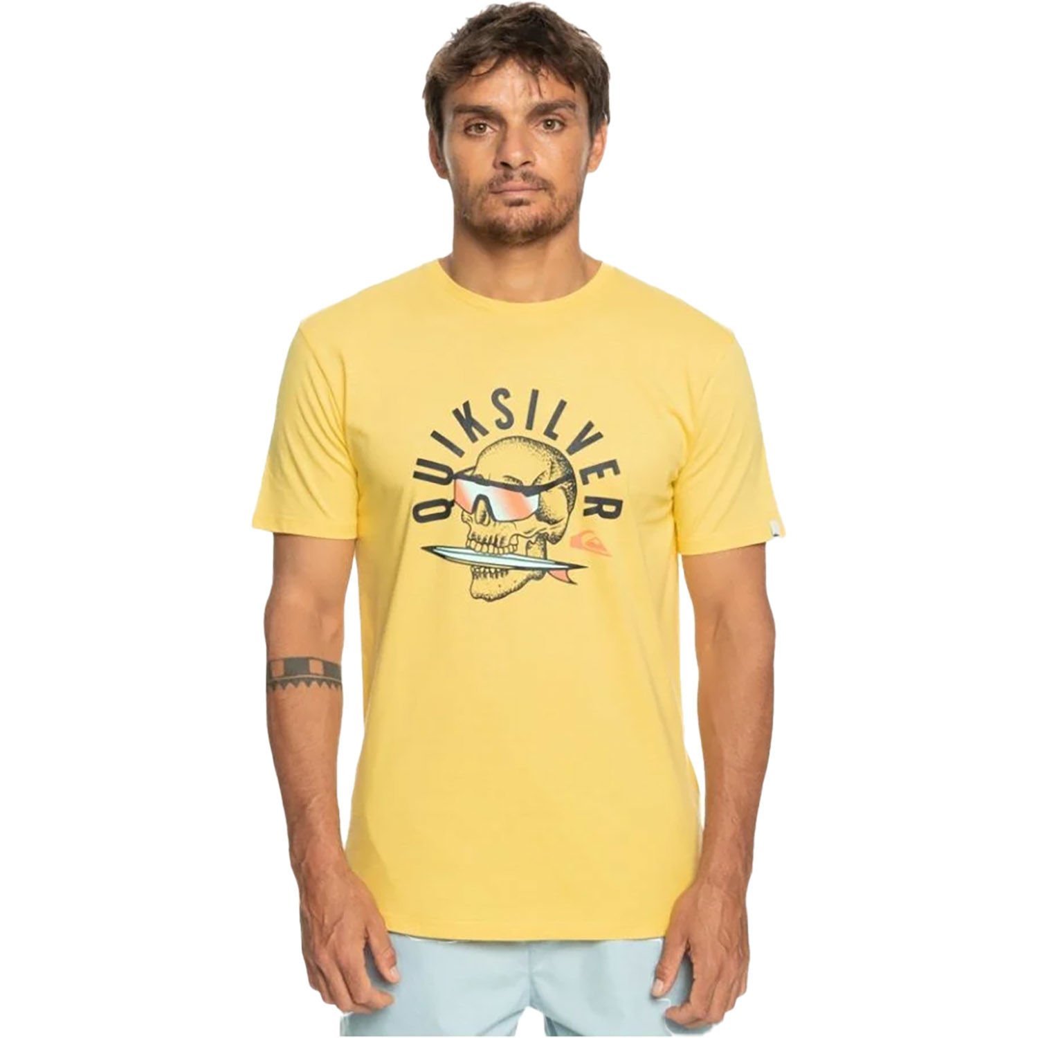 Quiksilver Qsrockinskull Erkek T-Shirt