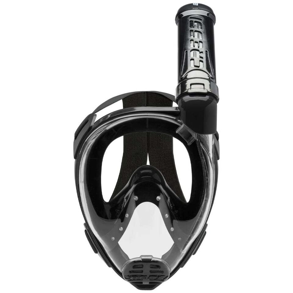 Cressi Baron Tam Yüz Maske BLACK-BLACK - S - M