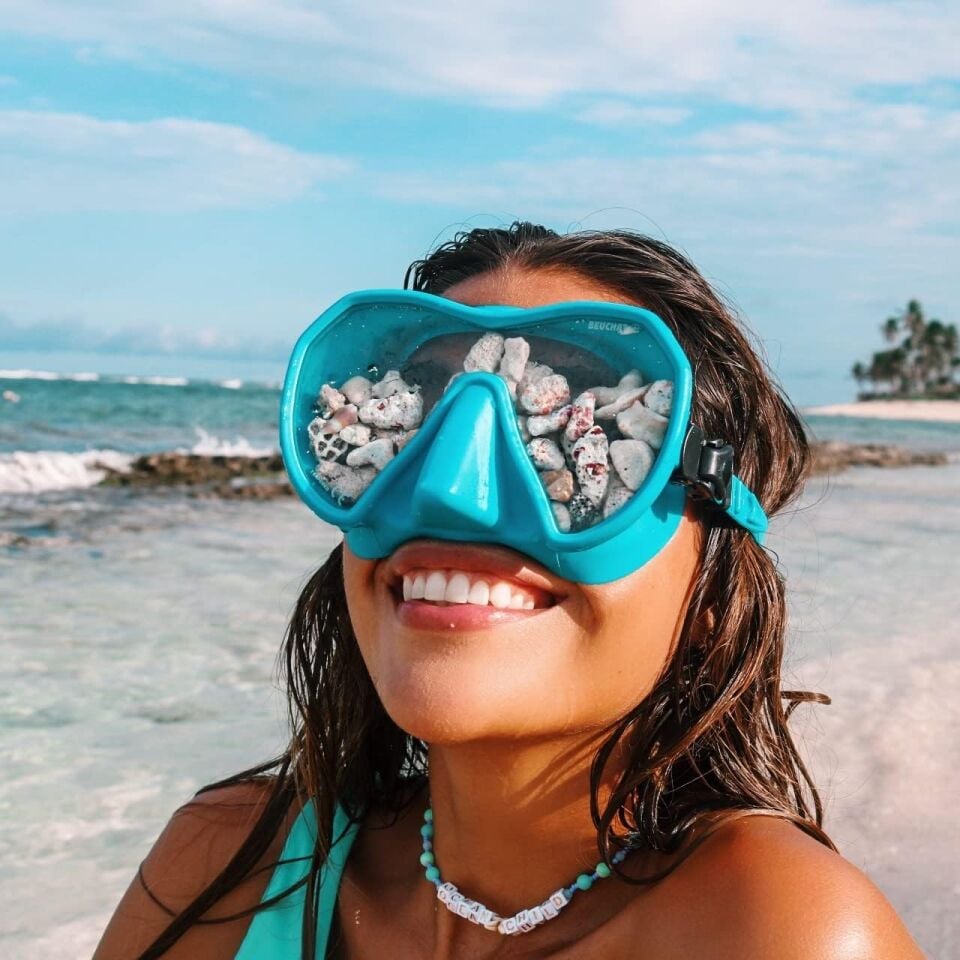 Beuchat MAXLUX S Maske Spring Blue