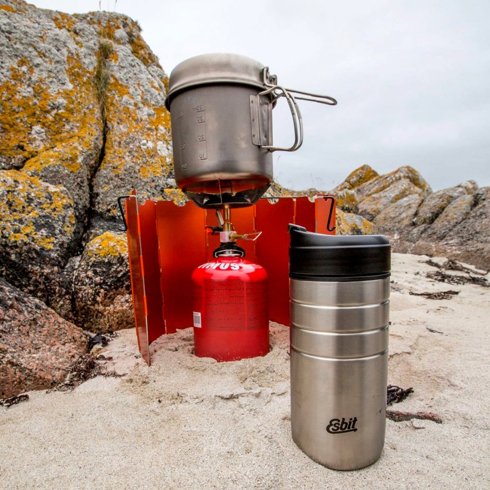 Esbit Majoris Paslanmaz Çelik Termos Bardağı Mug Siyah 0,45L