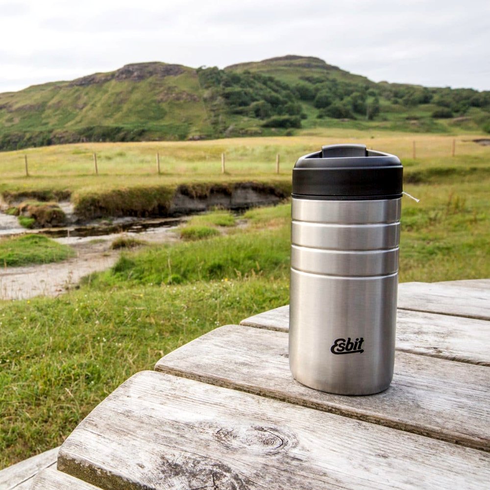 Esbit Majoris Paslanmaz Çelik Termos Bardağı Mug Siyah 0,45L