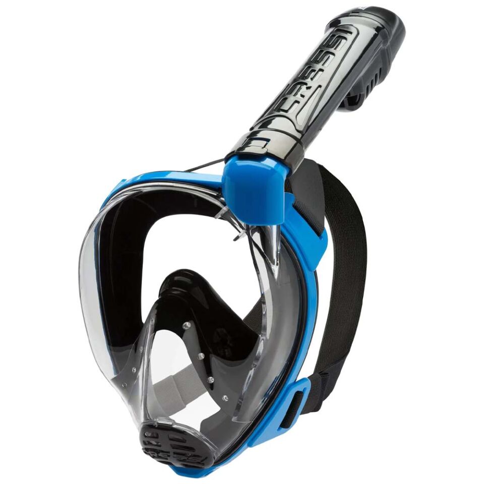 Cressi Baron Tam Yüz Maske BLACK-BLUE - M - L