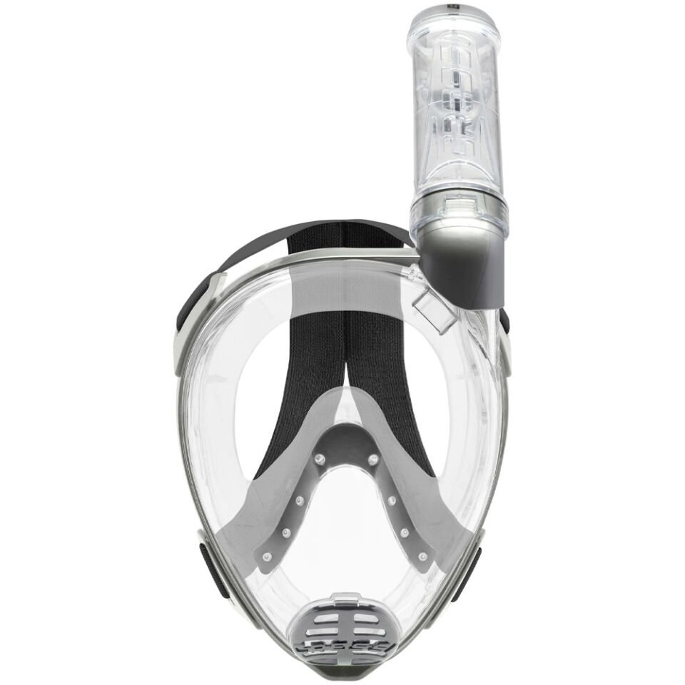 Cressi Baron Tam Yüz Maske CLEAR-SILVER - M - L