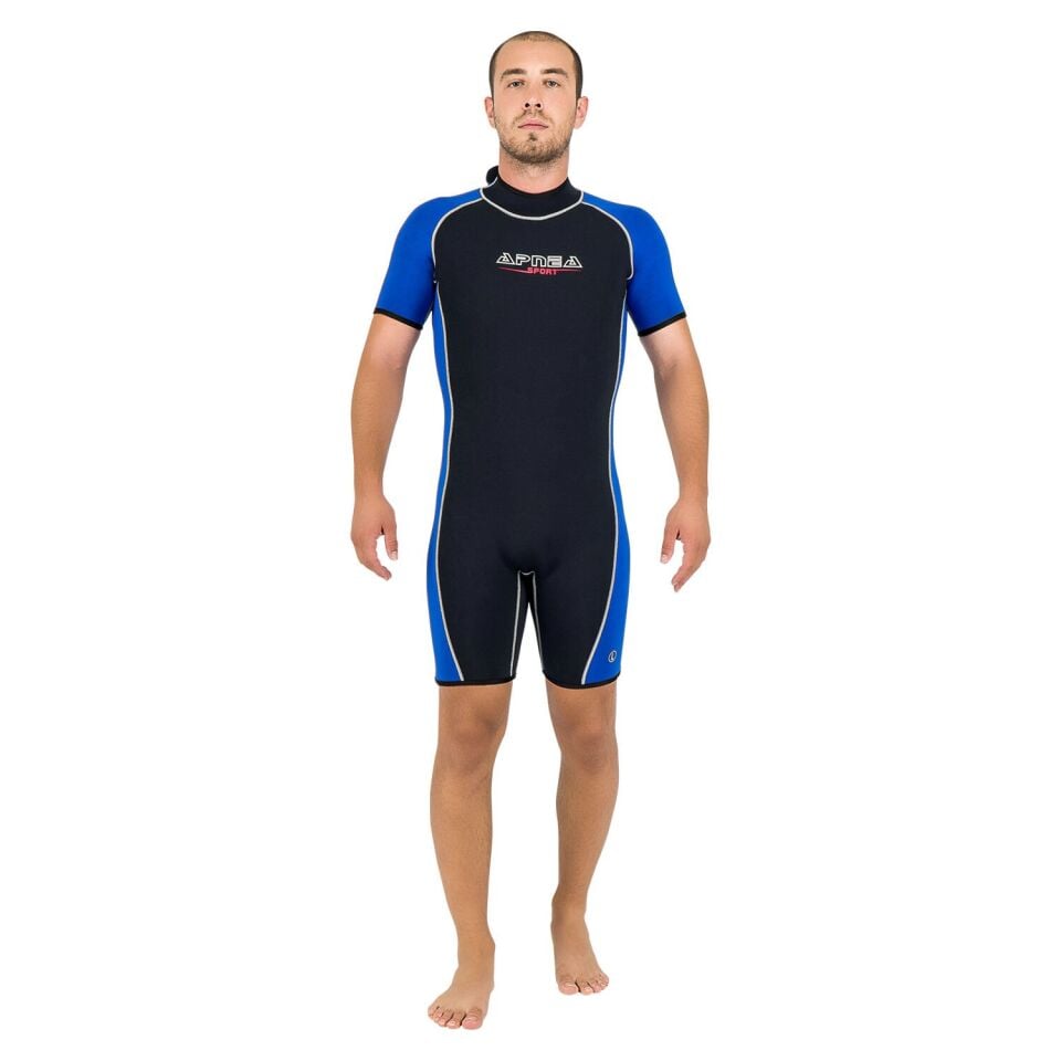 Apnea Sport 3mm Shorty Mavi-Siyah