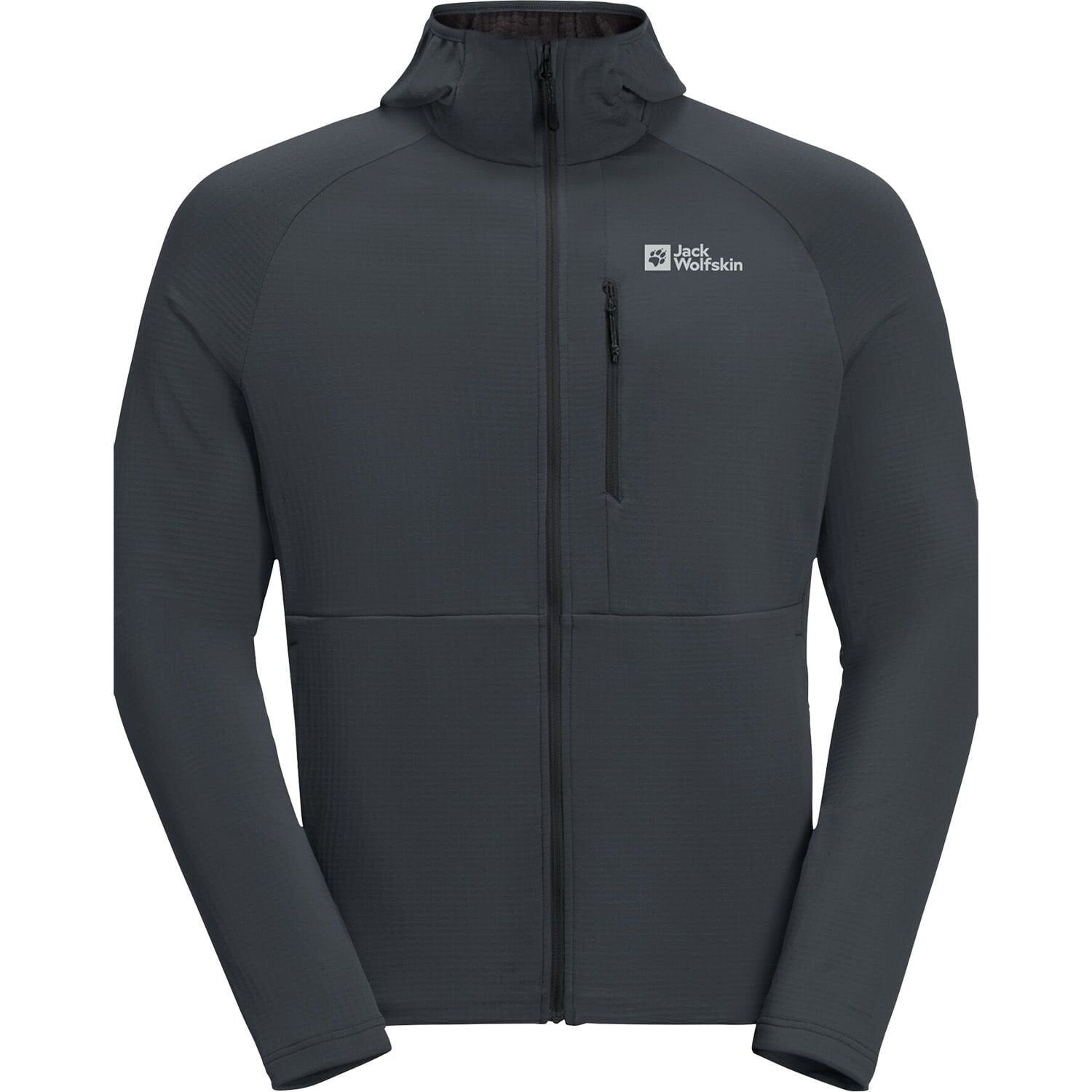 Jack Wolfskin Kolbenberg Hooded Erkek Rüzgarlık Gri - L