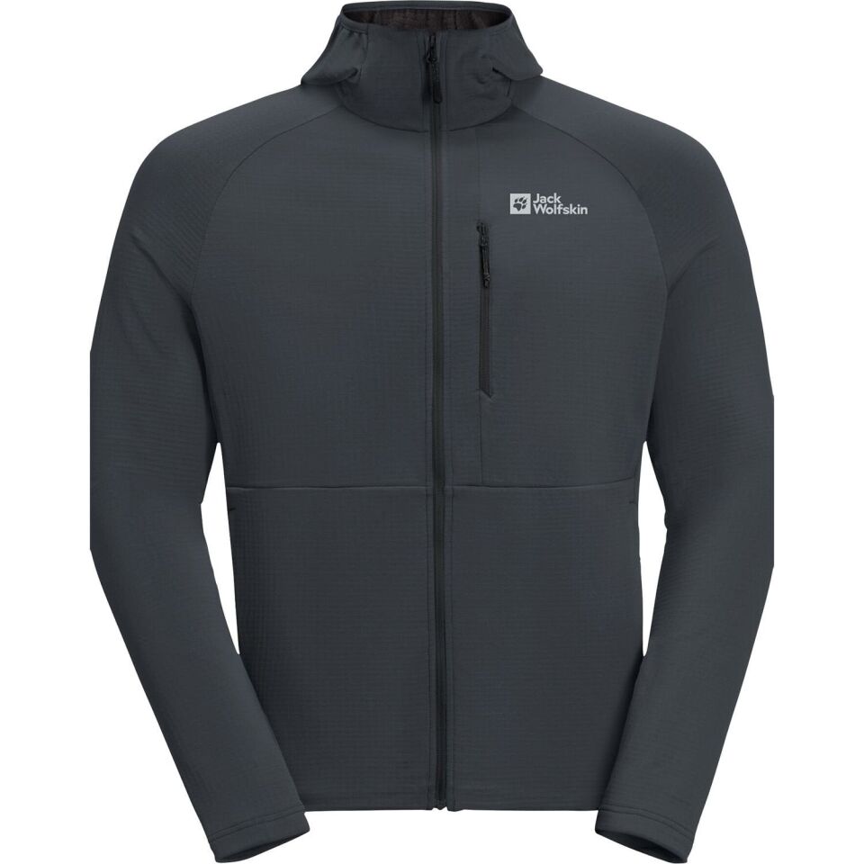 Jack Wolfskin Kolbenberg Hooded Erkek Rüzgarlık Gri - L
