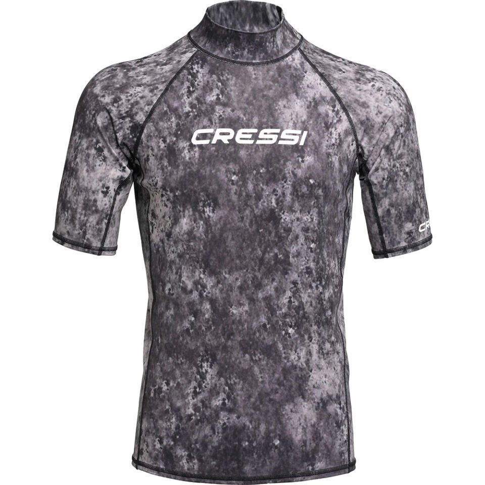 Cressi Rash Guard Man T-Shirt CAMO BLACK GREY - S - NO:2