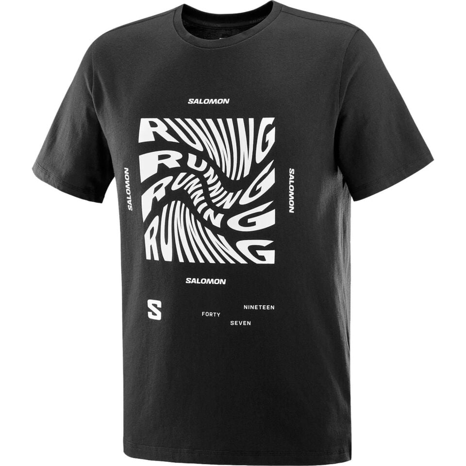 Salomon Running Graphic SS Tee Erkek T-Shirt