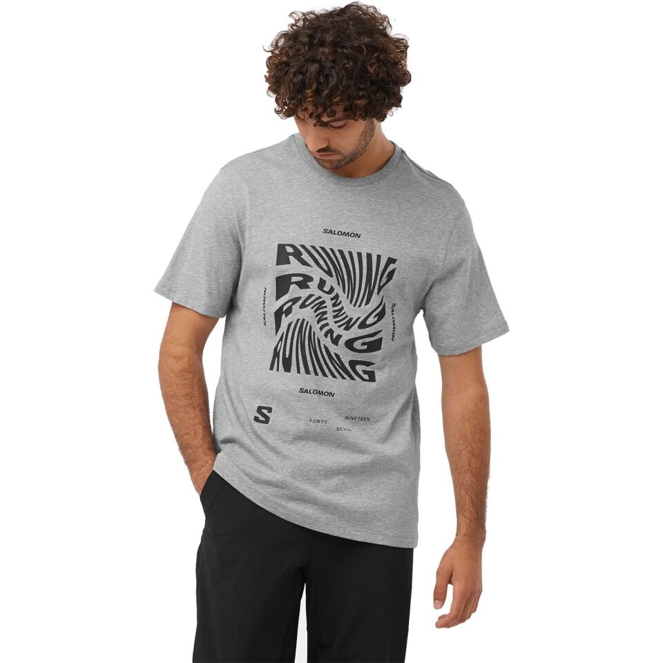 Salomon Running Graphic SS Tee Erkek T-Shirt