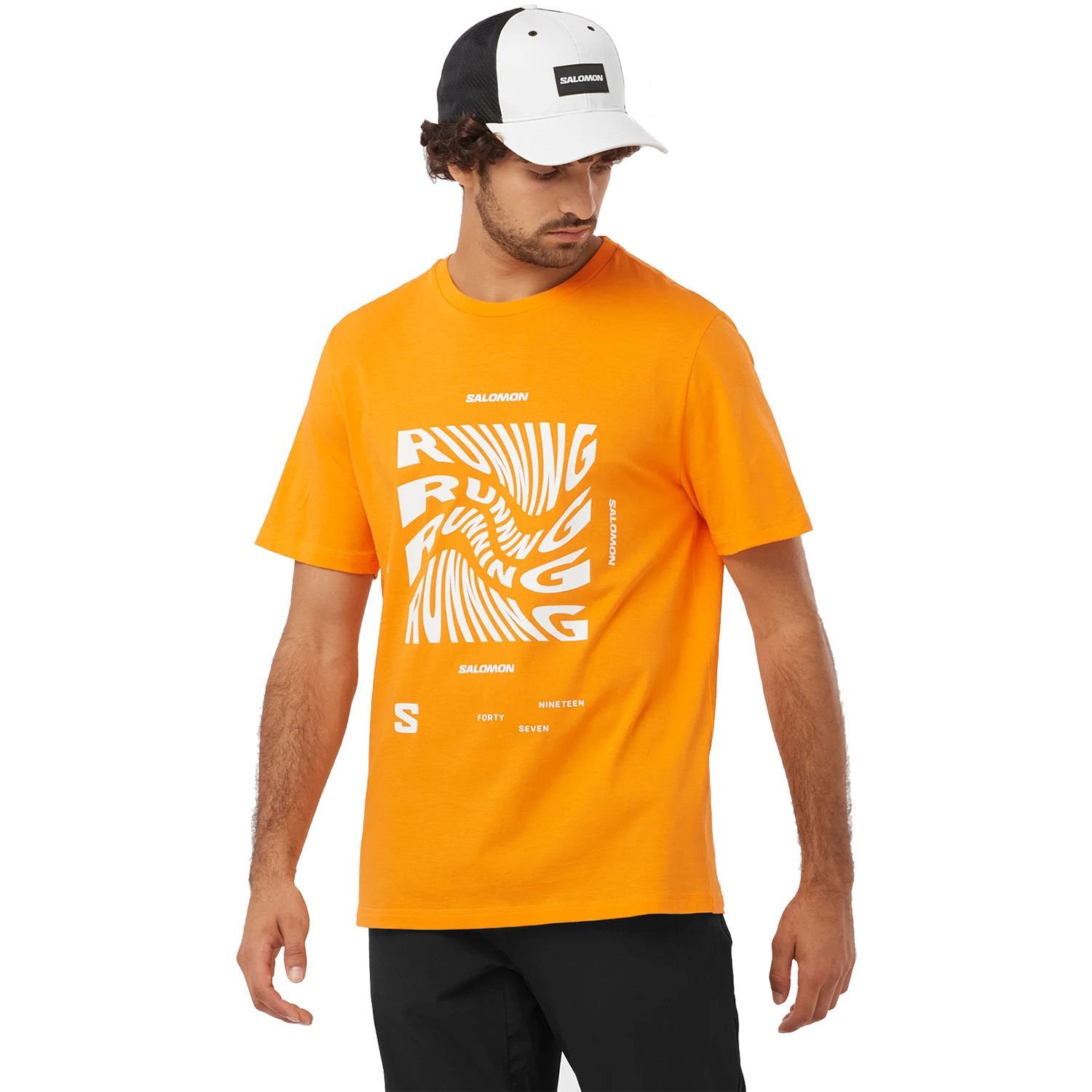 Salomon Running Graphic SS Tee Erkek T-Shirt