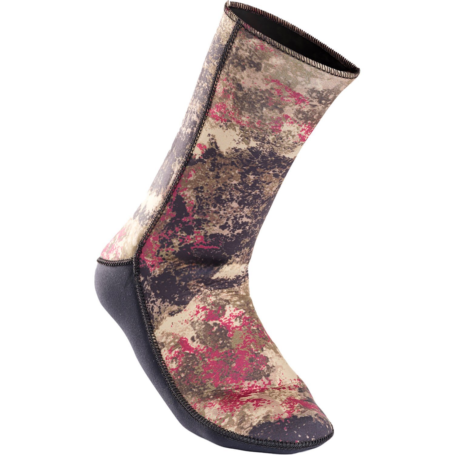 Apnea 3mm İçi Dışı Jarse Kamuflaj Çorap