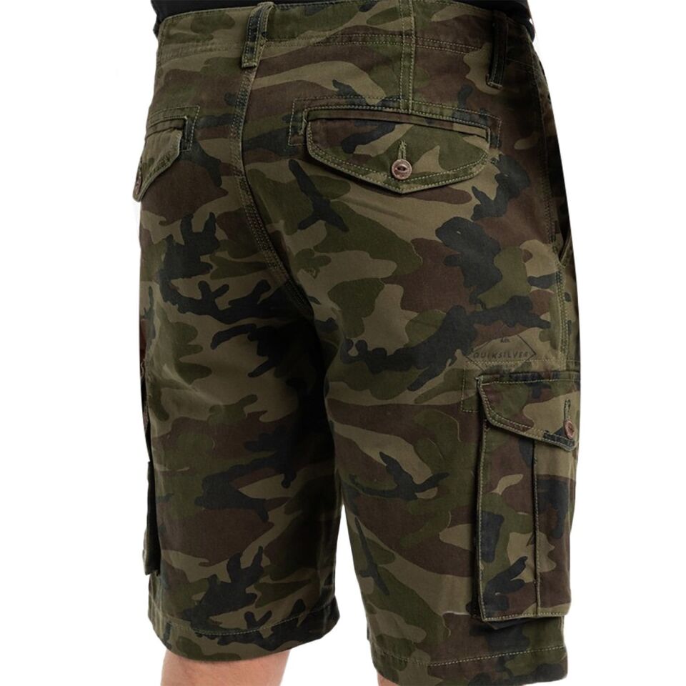 Quiksilver Crucial Battle Cargo Erkek Şort Yeşil - 34