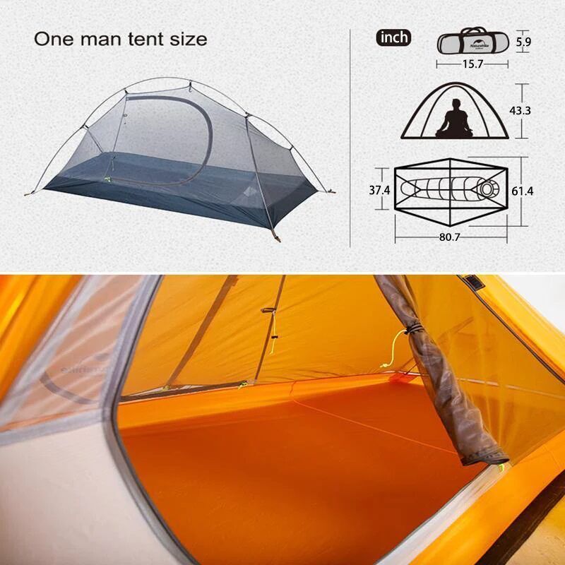 Naturehike Romin Ultralight Tek Kişilik Çadır