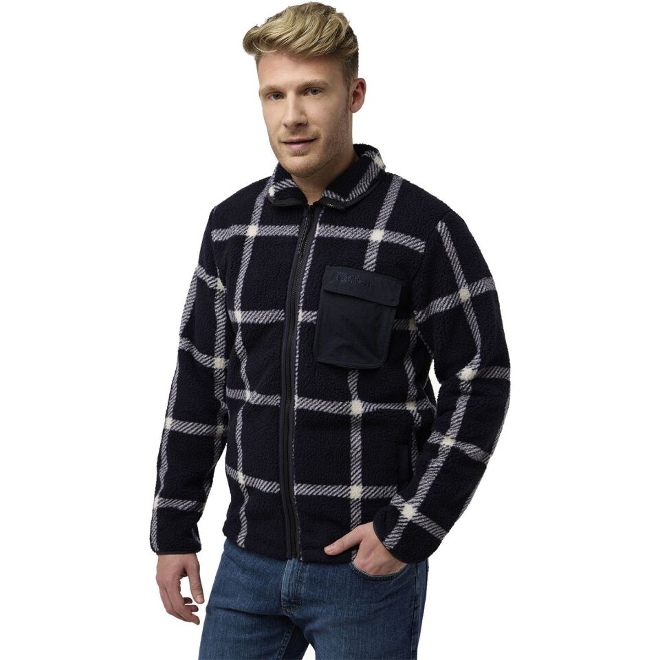 Jack Wolfskin Felslicht Check Erkek Polar