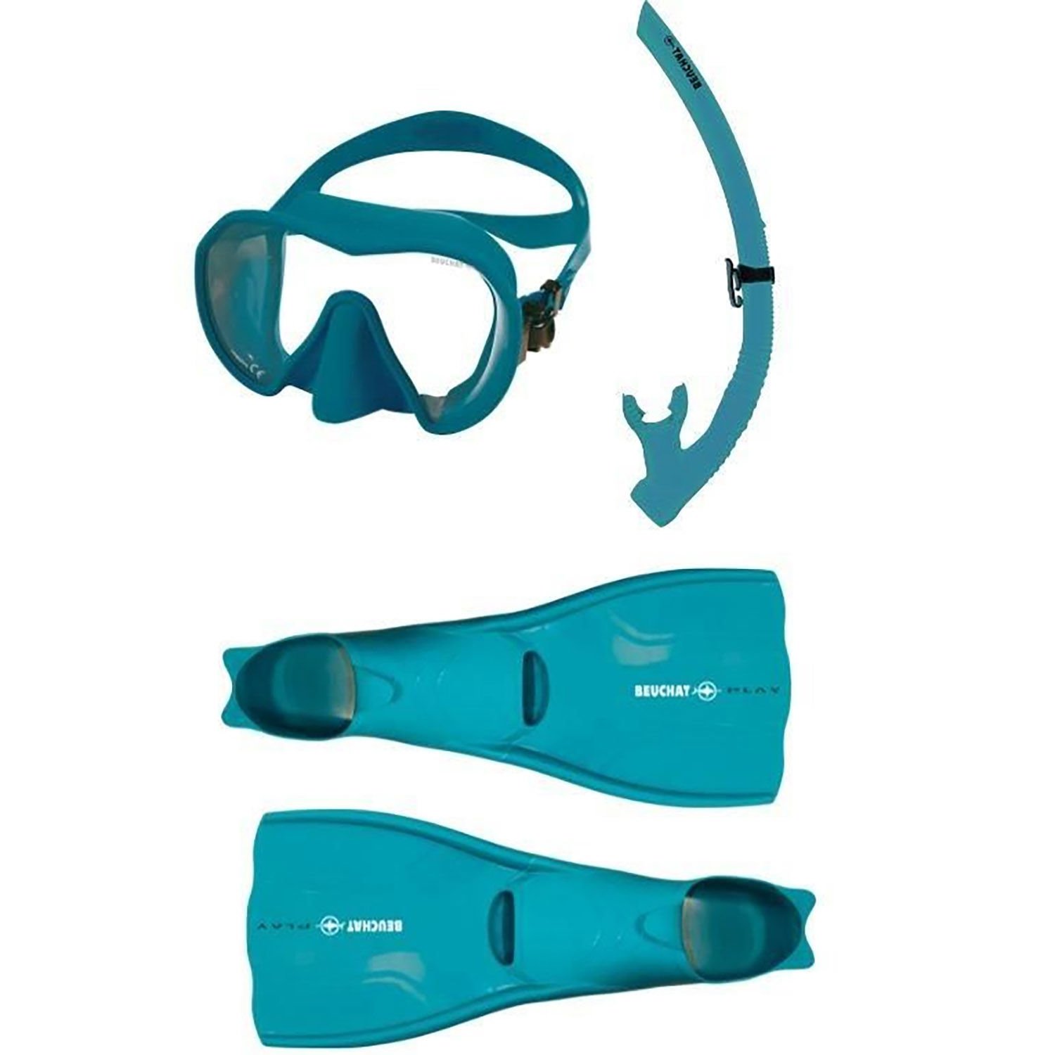 Beuchat Atoll Set Palet - Maske - Şnorkel Seti